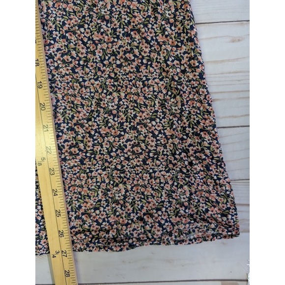 Old Navy Size XL Multicolor Floral Balloon Long Sleeve Womens Blouse - Picture 5 of 8